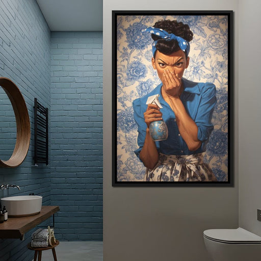 Bathroom Spray Clean Canvas Print