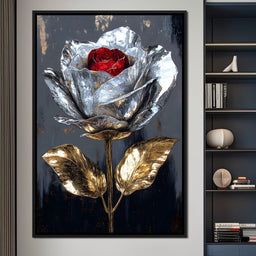 Gilded Petal Enchantment - NicheCanvas