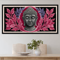 Tranquil Lotus Buddha Reverie - NicheCanvas