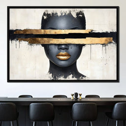 Golden Silence Enigma - NicheCanvas