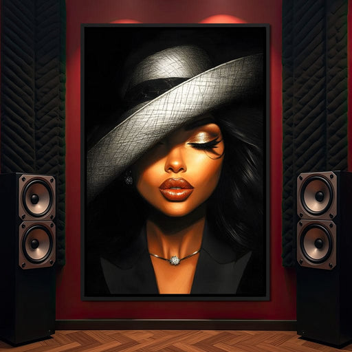 Enigmatic Elegance Unveiled Canvas Print