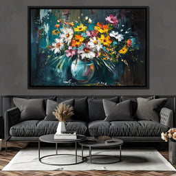 Bouquet of Wild Vibrance - NicheCanvas