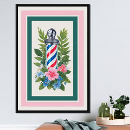 Tropical Barber Pole Bouquet - NicheCanvas