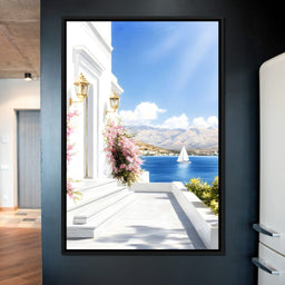 Coastal Sunlit Retreat - NicheCanvas