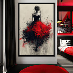 Flame of the Midnight Dance - NicheCanvas