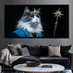 Regal Feline Starborne Monarch - NicheCanvas