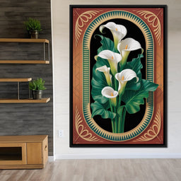 Art Deco Calla Symphony - TooplesArt - NicheCanvas