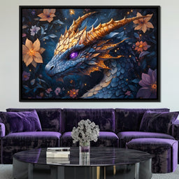 Celestial Dragon's Radiance - NicheCanvas