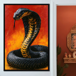 Airbrush Cobra Retro Style - NicheCanvas