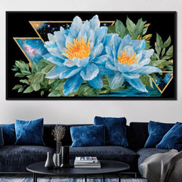 Stellar Lotus Blossom Radiance - NicheCanvas