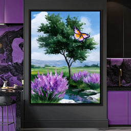 Butterfly Meadow Tranquility - NicheCanvas