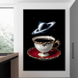 Celestial Tea Reverie - NicheCanvas