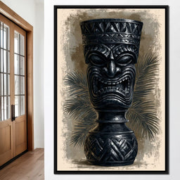 Ancient Totem Of The Island Spirit - NicheCanvas
