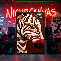 Stripes of the Savanna Melody - NicheCanvas