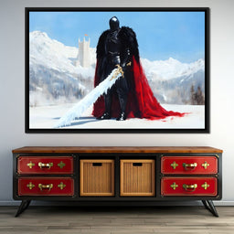 Guardian of Frostbound Realms - NicheCanvas