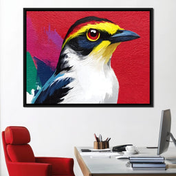 Multicolored Feathered Wonder - NicheCanvas