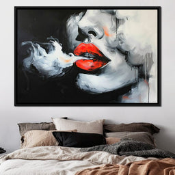 Radiant Lips of Stillness - NicheCanvas