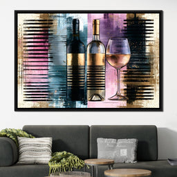 Vintage Notes of Midnight Gold - NicheCanvas