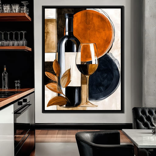 Evening Vintage Wine Canvas Print