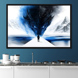 Dragon of Frigid Mountains - NicheCanvas