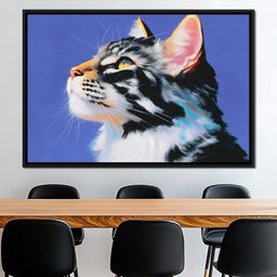 Majestic Feline Radiance - NicheCanvas