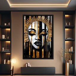 Golden Radiance Masked Essence - NicheCanvas