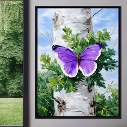 Butterfly Dreams Forest Canvas - NicheCanvas