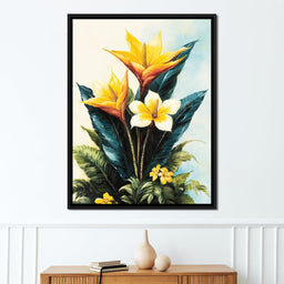 Tropical Petal Symphony - NicheCanvas