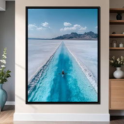 Journey Through Tranquil Waters - NicheCanvas