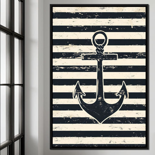 Nautical Stripes Voyage Canvas Print