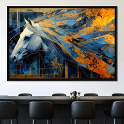 Equestrian Starlit Reverie - NicheCanvas