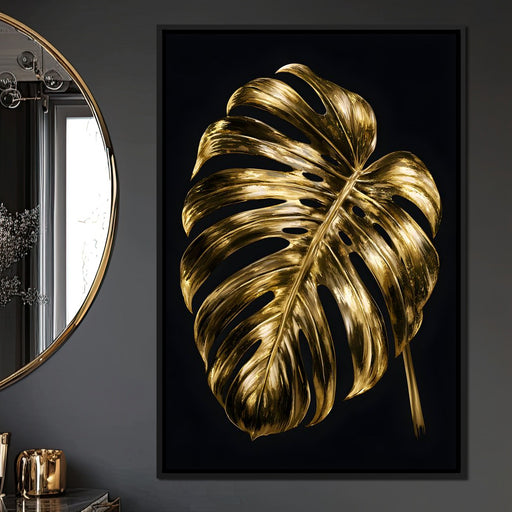 Gilded Foliage Night Study Canvas Print