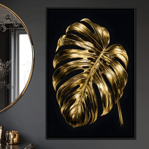 Gilded Foliage Night Study Canvas Print