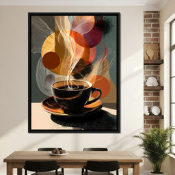 Morning Brew Abstract Fusion - NicheCanvas