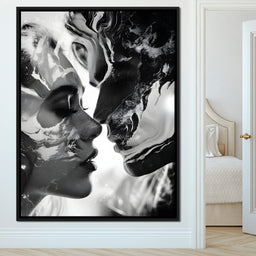 Luminous Liquid Kisses - NicheCanvas