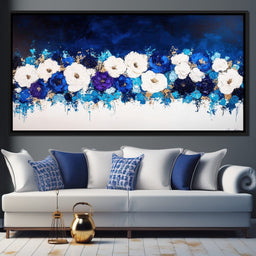 Floral Symphony Nocturnal - NicheCanvas