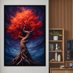 Fiery Crown of the Ancient Tree - NicheCanvas