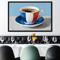 French Tricolor Coffee Cup - NicheCanvas