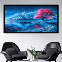 Arctic Sakura Bloom - TooplesArt - NicheCanvas