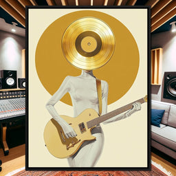 Golden Harmony Rhythm Euphoria - Neal Hackett - NicheCanvas