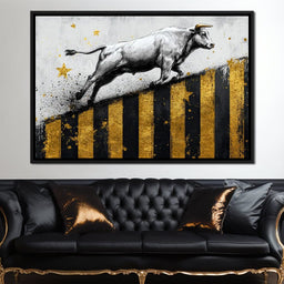 Golden Bull Market - NicheCanvas