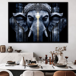 Majestic Ganesha Reverie - NicheCanvas