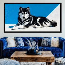 Majestic Husky Sunlit Bliss - NicheCanvas