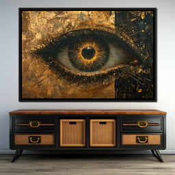  Golden Glimpse Into the Soul B - NicheCanvas