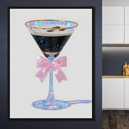 Iridescent Espresso Martini Bow - NicheCanvas