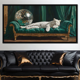 Opulent Disco Dream Leopard - NicheCanvas