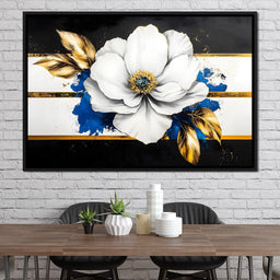Golden Petal Harmony Blossoms - NicheCanvas