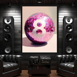 Disco 8 Ball - NicheCanvas