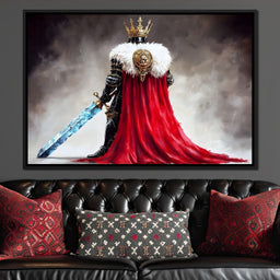 Majestic Regalia Warrior - NicheCanvas
