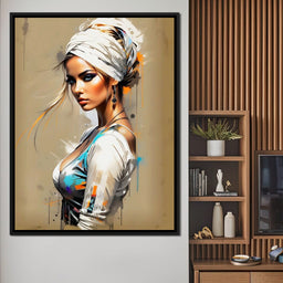 Female Portrait 256 - Johanjjf - NicheCanvas